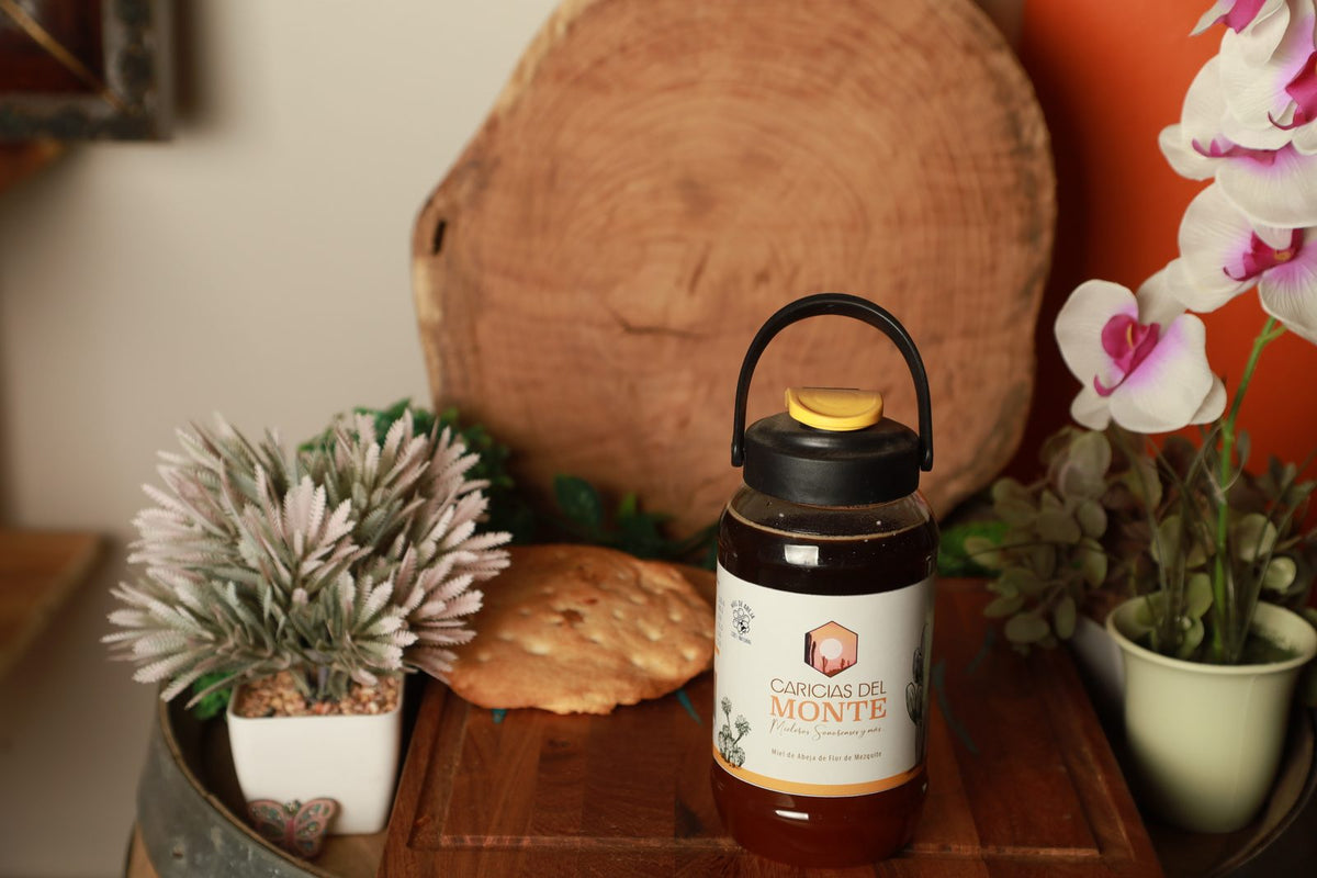 MIEL CARICIAS DE FLOR DE MEZQUITE - 500 GR